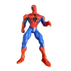 1998 Marvel Toy Biz Spider-Man Action Figure Red & Blue Classic Design 5.5"